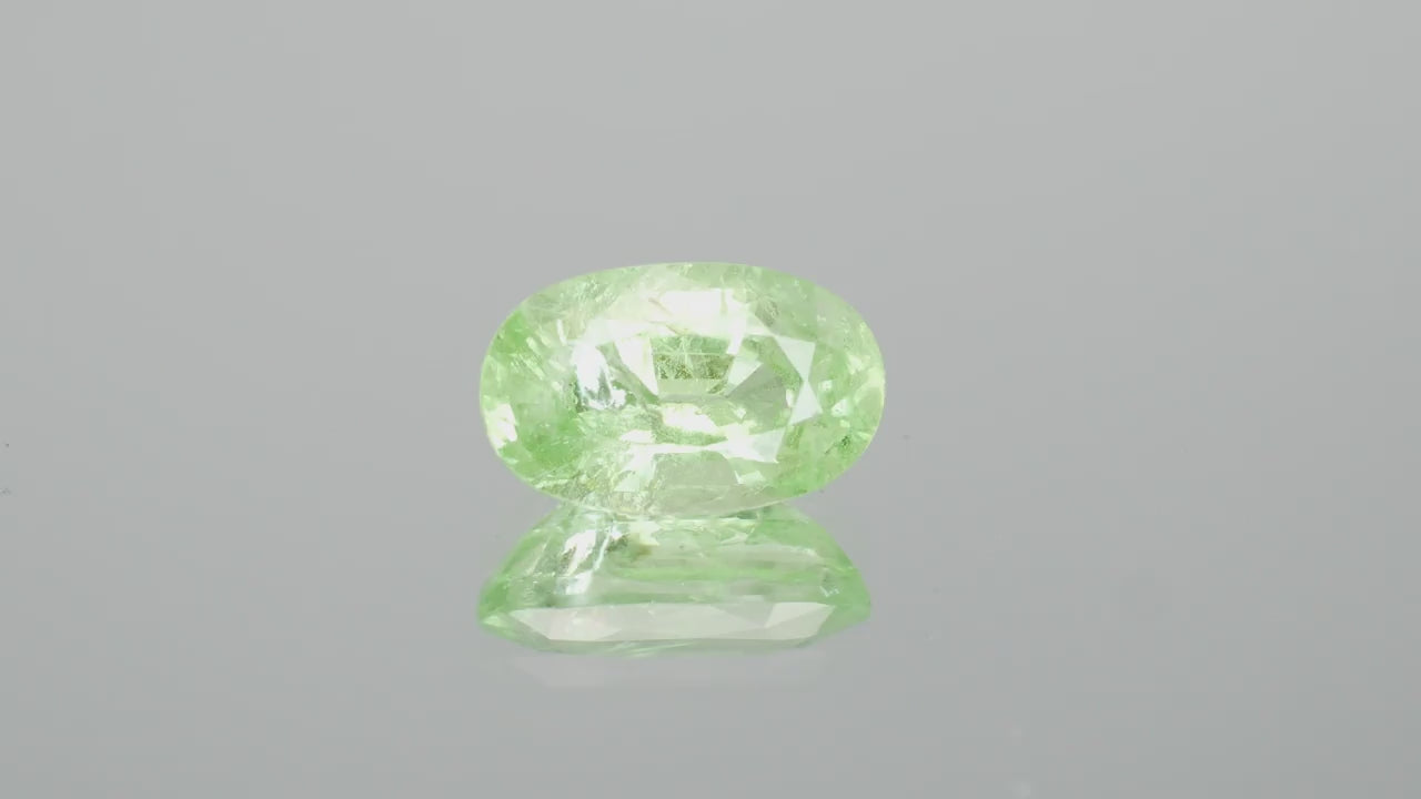 Natural UV Mint Garnet – 3.34 Carats