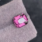5.58 Ct Certified Natural Purple Pink Spinel – Cushion Cut | Tanzania Origin
