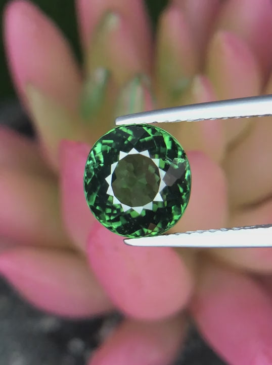 Natural 2.64 Ct Green Paraiba Tourmaline from Mozambique – Unheated, Certified Gemstone, Oval Faceted, VS Clarity