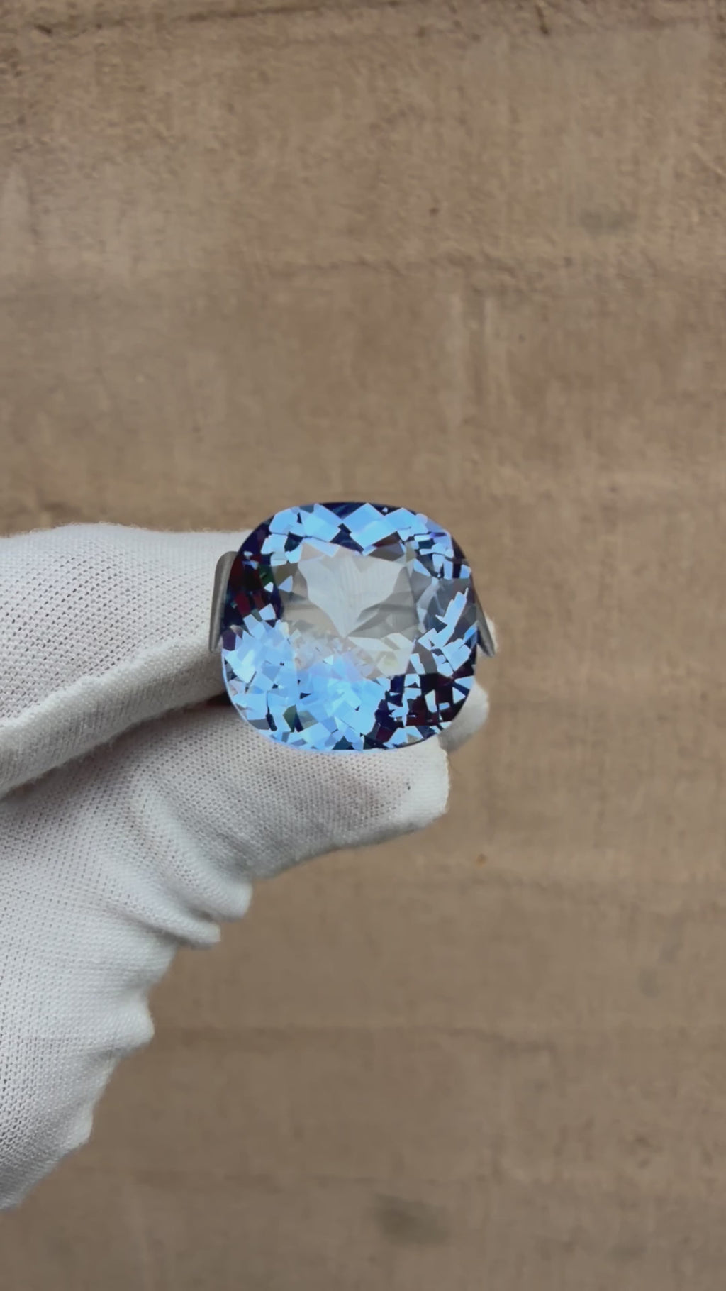 16.47 Ct Certified Santa Maria Aquamarine | Fancy Cut | Minas Gerais, Brazil | GFCO Certified