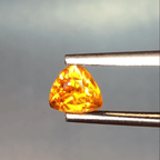 Natural Sphalerite – 0.94 Carats | Triangle Cut | VVS Clarity | Untreated | Rare Sparkling Fire Gemstone